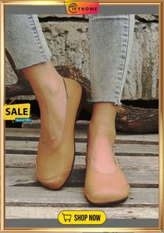 Comfortable Soft Lightweight Square Toe Shoes Casual Slip-resistant Round Toe Flats, Casual Slip-resistant Closed-toe Flats, Casual Slip-resistant Closed Toe Flats, Casual Slip-resistant Flats For Spring, Lightweight Round Toe Casual Flats, Lightweight Casual Flats With Round Toe, Square Toe Shoes, Toe Shoes, Black And Brown