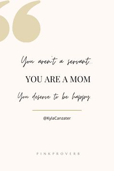 a mother's day card with the words you are a mom and an image of a