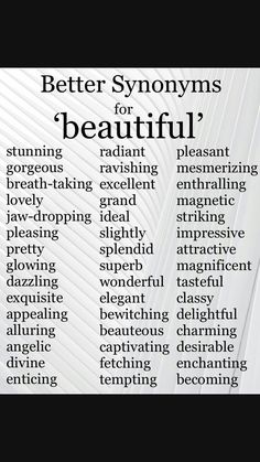 a black and white poster with words written in different languages, including the word beautiful