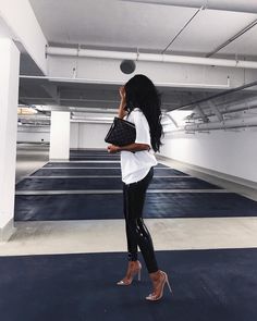 Leggings Outfit, Black Women Fashion, Sporty Outfits, Cute Casual Outfits, Lany, Look Fashion