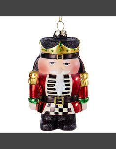 Kurt Adler Christmas Ornament Nutcracker Red Digs N Gifts