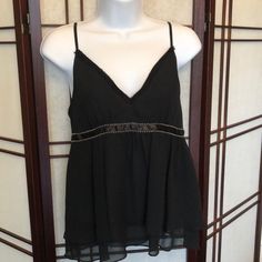 Nwt Express Black Top Black Tank Top For Spring Night Out, Black Tank Top For Night Out In Spring, Black Top, Womens Tops, Women's Top, Women Shopping, Black, Color