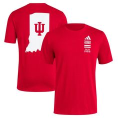 Show your excitement for Indiana Hoosiers baseball in vintage style by picking up this Reverse Retro 2 Hit T-shirt. Crafted by adidas, it features eye-catching graphics on the front and back that take inspiration from the look your Indiana Hoosiers wear on the field. This tee's classic design and comfortable cotton fabric make it the perfect option when your outfit needs a boost of team spirit. Athletics Logo, Retro Baseball, Retro 2, Indiana Hoosiers, Vintage Pullovers, Quarter Zip Jacket, Gray Jacket, Team Spirit, Cotton Shorts