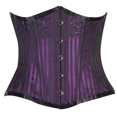 Brand New. Never Wore. Tags Still On, 26 Inch Waist Fitted Gothic Purple Corset, Elegant Fitted Purple Corset, Purple Gothic Corset For Costume Party, Gothic Purple Corset For Costume Party, Purple Underbust Corset For Costume Party, Purple Fitted Underbust Corset, Black Corset Belt, Burlesque Corset, Purple Corset