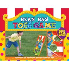 Buy Kids Birthday Carnival bean bag toss game sold at Party Expert Bean Bag Toss Carnival Game, Fun Kids Party Games, Indoor Party Games, Indoor Birthday Parties, Girls Party Games, Indoor Birthday, Bean Bag Toss Game, Bag Toss Game, Carnival Birthday Parties