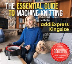 the essential guide to machine knitting with the adjexpress king size book cover