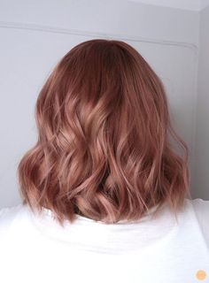 Brunette Ombre, Gold Hair Colors, Hair Color Rose Gold, Peach Hair, Rose Gold Hair, Rose Hair, Gold Hair, Grunge Hair, Balayage Hair