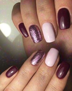 Wine Colored Nails, Fall Pink Nails, Matte Nail Art Designs, Nails Done At Home, Baby Boomer Nails, Matte Nail Art, Dream Ideas, Fingernail Designs