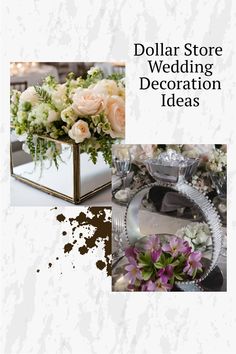 dollar store wedding decoration ideas with flowers