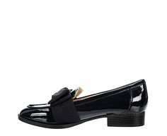 Bandolino Lindio Women s Loafer Tailor your look to fit in the Lindio women s Loafer from Bandolino. Featuring a patent leather upper with an oversized bow accent for extra style, this cutaway Slip-On adds to your outfit s charm. The insole cushions your foot, while the low heel offers subtle lift. Synthetic upper Slip-On Bow detail Padded footbed1 block heel Formal Slip-on Loafers With Bow, Formal Bow Loafers For Fall, Flat Heel Loafers With Bow For Workwear, Low Heel Flats With Bow For Work, Workwear Loafers With Bow And Round Toe, Formal Flat Loafers With Bow, Slip-on Patent Leather Flats For Work, Flat Bow Loafers For Workwear, Flat Bow Loafers For Work