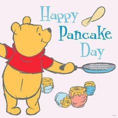 a winnie the pooh cartoon cooking pancakes