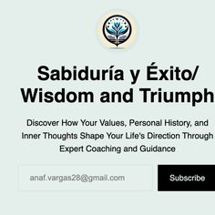 the website for sabidura y exito / wisdom and triumph