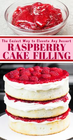 the easy way to elevate any baker's raspberry cake filling