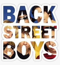 the back street boys sticker