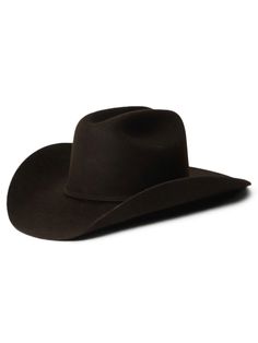 Part of our Buffalo collection, this cowboy hat is made in the USA of high-quality, weather-resistant 4X buffalo felt. Its classic Western profile features a classic cattleman crease, a 4" brim and a 4 1/2” regular oval crown. Additional details include a leather sweatband, satin lining, and a self-matching hat band with a three-piece silver-toned buckle set, as well as a Stetson hat box. 4" Brim 4 1/2" Regular Oval Crown Cattleman Crease Self-Matching Hat Band 3-Piece Silver Buckle Set Stetson Hat Box 4X Wool Felt Construction American Buffalo Collection Made in the USA Classic Curved Brim Felt Hat For Rodeo, Classic Felt Hat With Curved Brim For Rodeo, Classic Wide Brim Fedora For Ranch, Western Fur Felt Hat For Rodeo, Classic Wide Brim Felt Hat For Rodeo, Classic Brown Fedora For Western-themed Events, Classic Wide Brim Felt Hat For Ranch, Western Rigid Felt Hat For Country Events, Classic Brown Western Fedora