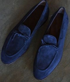 Decent Navy Tassels Moccasin Formal Wear Suede Christmas Sale Shoes For Gentlemen sold by Handmade Envy on Storenvy Luxury Semi-formal Wingtip Moccasins, Luxury Moc Toe Tassel Loafers For Semi-formal Occasions, Luxury Suede Loafers For Semi-formal Occasions, Luxury Blue Tassel Loafers For Men, Luxury Semi-formal Blue Loafers, Simple Shoes, Gentleman Shoes, Blue Suede Shoes, Leather Dress Shoes