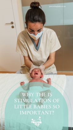 a woman in scrubs is holding a baby on her lap with the caption why the is simulation of little babies so important?