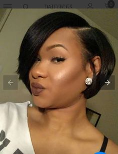 Black Women Lace Front Wigs, Short Hair Styles African American, Bob Black, Short Hair Black, Natural Hair Wigs, Easy Hairstyles For Medium Hair, Peinados Recogidos, Lace Front Wigs Human Hair