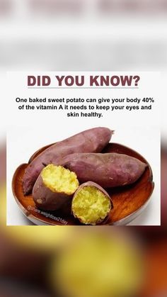 Holistic Diet, Food Health Benefits, Home Health Remedies, Herbs For Health, Baked Sweet Potato, Healing Food, Health Knowledge, Natural Health Remedies, Good Health Tips