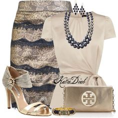 Church Fashion, Navy Gold, Closet Fashion