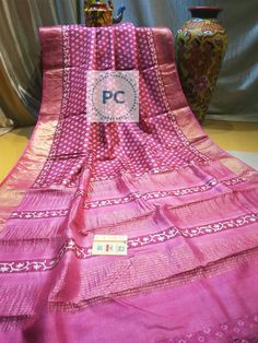 Rani Block Printed Zari Border Pure Silk Mark Certified Tussar Silk Sarees Block Printed Sarees, Latest Silk Sarees, Tussar Silk Sarees, Block Print Saree, Saree Models, Beautiful Dress Designs, Blouse Neck Designs, Latest Sarees, Tussar Silk Saree