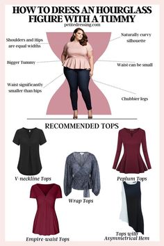 Hourglass Style Outfit Ideas, Petite Hourglass Outfits, Hourglass Body Shape Outfits, Hourglass Outfits, Curvy Casual Outfits, Hourglass Fashion, Empire Waist Tops, Midsize Fashion