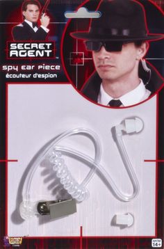 the secret agent spy ear piece is packaged in a package for $ 3 99 each