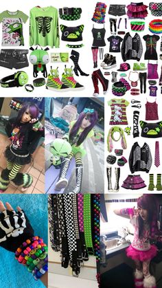 Emo Grunge Outfits, Scene Clothing, Cute Wolf Drawings, Diy Kandi Bracelets, Alternative Aesthetic, Diy Kandi, Scene Core, Scene Queens