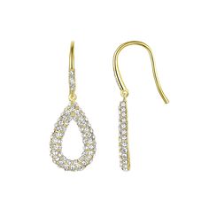 Add a distinctively dazzling touch to any outfit with these Chrystina crystal teardrop earrings.Click on this JEWELRY & WATCHES GUIDE to learn about fit, styles, materials and more! Crystal accent Nickel free Metal: brass Backings: fishhook Packaging: boxed Plating: fine silver Finish: polished Dimensions: 36 mm x 12 mm Size: One Size. Color: White. Gender: female. Age Group: adult. Material: Gold Plate|Brass. Crystal Teardrop Earrings For Evening, Glamorous Crystal Teardrop Earrings, Teardrop Crystal Earrings For Evening, Evening Teardrop Earrings With Rhinestones, Evening Teardrop Crystal Earrings, Sparkling Teardrop Earrings For Evening, Crystal Teardrop Pendant Earrings With Sparkling Stones, Sparkling Drop Teardrop Earrings For Evening, Evening Teardrop Earrings With Sparkling Stones