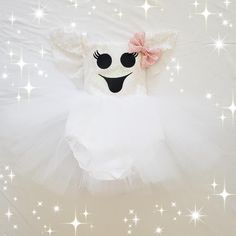 Cute Girl Ghost Tutu Dress is perfect for Birthday, Cake smash photo shoot, Halloween costume or any special occasion. (Note: Headband/Accessories NOT included) All of our products are made to order, handmade original designs with professional finish and quality fabrics.  If you are interested in a different size feel free to contact our shop, additional fees will be applied for customization.  Please note, all custom orders are made according to the measurements you send us. Please ensure you m Baby Girl Ghost Costume, Pink Ghost Costume, Baby Ghost Costume, Toddler Ghost Costume, Ghost Dress, Ghost Birthday, Halloween First Birthday, Toddler Costumes Girl, Halloween 1st Birthdays