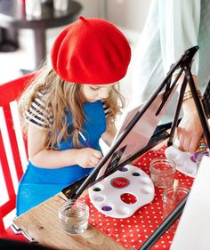 French Themed Parties, A Day In Paris, Theme Painting, Painting Birthday Party