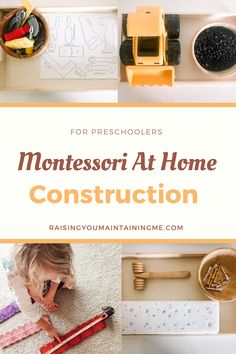 montessori at home construction for preschoolers