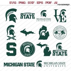 michigan state college football team logos