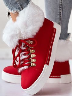 Affordable price buy Cotton-padded boots on Zolucky, SPU: 2941JCOA7504B, Color: Red, Style:Casual, Upper Material:Suede. Comfortable Ankle Boots, Leather Snow Boots, Kids Leather Shoes, Red Fur, Kids Snow Boots, Shoes Boots Ankle, Mens Snow Boots, Estilo Chic, Snow Boots Women