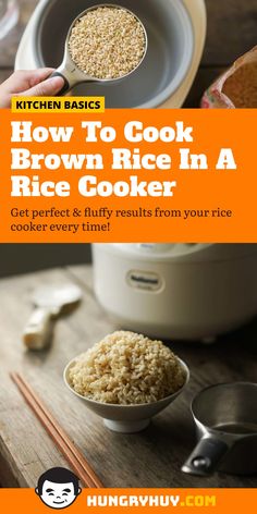 how to cook brown rice in a rice cooker