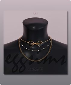 Sims 4 Accessory CC: Stunning Necklace 18 for Your Sims 4 Sims4 Accessories, Cc Necklace, Female Necklace, The Sims 4 Download, Sims4 Cc, Cc Sims, Ts4 Cc, Stunning Necklace, The Sims