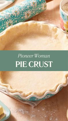 Pioneer Woman Pie Crust Pie Crust Using Crisco, Pie Crust Shortening, No Fail Pie Crust Recipe Vinegar, Pie Crust Pioneer Woman, Best Pie Crust Recipe Pioneer Woman, Pioneer Woman Perfect Pie Crust, Pie Crust Shortening Recipe, Deep Dish Pie Crust, Pastry Flour Pie Crust