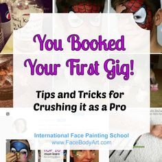 Your First Gig — Tips & Tricks for Crushing it as a Pro Are you new to the face painting business, or maybe you're ready to take your business to the next level?🙀 In this post, we show you what you need to know to not only survive your first gig but to help prepare you for success in every gig to come! 😃💥🙌 Keep reading ➞ Face Painting Business, Painting Business, Crushing It