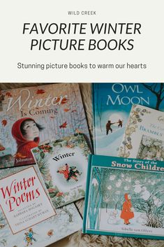 several children's books with the title favorite winter picture books