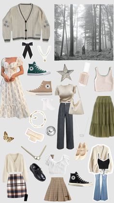 Betty Folklore Aesthetic Outfit, Eras Tour Movie Outfits Folklore, Taylor Swift Folk Lore Era Outfits, Taylor Swift Outfit Inspo Folklore, Ts Folklore Outfits, Taylor Swift Core Outfits, Folklore Clothes Aesthetic, Folklore Clothing Aesthetic