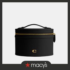 in stock Luxury Portable Pouch Box Bag, Elegant Black Travel Cases, Classic Round Case Bags For Daily Use, Classic Round Case Bag For Daily Use, Classic Round Case Bag For Everyday Use, Classic Everyday Bag With Round Case, Classic Everyday Bag With Round Case Shape, High-end Black Pouch Bag, Designer Compact Bag With Removable Pouch