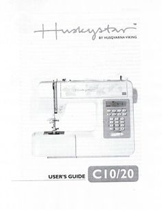 instruction manual for singer's c10 / 20 sewing machine