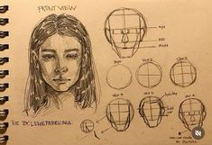 Face Proportions, Sketching Tips, Different Angles, Realistic Art, Hand Art Drawing, Anatomy Art