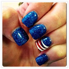 Black 4th Of July Nails, 4th Nails, Nails Opi, Fingernail Designs