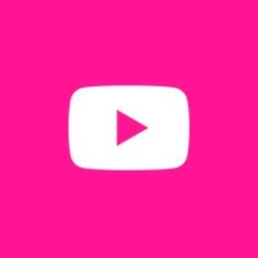 a pink background with a white youtube logo on the bottom right corner and an arrow in the middle