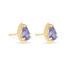 10K Solid Yellow Gold Blue Sapphire: Approx 1ct Earring size: 6mm x 8mm Ear post and friction back Please note that all stones are unique and colors will vary slightly Sold as Pairs Charms Candy, Sapphire Earrings Studs, Real Gold Jewelry, Sapphire Studs, Solid Yellow, Candy Colors, Real Gold, Blue Sapphire, Sapphire Ring