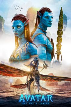 avatar movie poster with two people on horseback