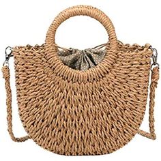 SMALL STRAW BAG: L x W x H: 9.8 x3.2 x6.3 inch(not include handle) About Payment: Please pay for all items within 5 days after purchasing. We accept all payment methods. About shipping: We will send your item in 1-3 day after payment.We ship the item by Air Mail delivery from China.It will take 10-25 days normally.Sometimes may delay one more week,as for your country's customhouse. About Return: We accept your return and refund you money. But you should pay the return cost if you don't want it a Straw Crossbody Bag, Rattan Handbags, Straw Beach Bag, Straw Tote Bag, Straw Handbags, Rattan Bag, Bag Summer, Straw Tote, Day Bag