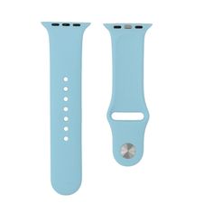 CALIBRATED RUBBER STRAP FOR APPLE WATCH IN POWDER BLUE - SOFT BRIGHT BLUE COLOR - SILVER BUCKLE BUTTON INCLUDED - FITS 42MM & 44 APPLE WATCH SERIES - EMBOSSED UV PRINTED WIS LOGO ON THE INSIDE - CONSTRUCTED FROM FLEXIBLE, WATERPROOF RUBBER FOR VERSATILITY AND COMFORTABILITY - TESTED AND SELECTED OVER A MULTIFACETED PROCESS TO GUARANTEE A PERFECT FIT - LIFETIME WARRANTY - SAVE MONEY WITH OUR APPLE BUNDLES. 40%+ OFF ON OUR 3 STRAP, AND 6 STRAP BUNDLES WIS offers quality rubber watch bands for a va Modern Blue Watch Band With Bracelet Strap, Modern Blue Watch Bands With Bracelet Strap, Modern Blue Bracelet Strap Watch Bands, Modern Adjustable Blue Apple Watch Band, Modern Blue Adjustable Apple Watch Band, Adjustable Blue Bracelet Strap Apple Watch Band, Apple Bundles, Blue Apple Watch Band, Blue Apple Watch