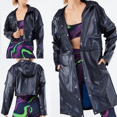 Fabletics Kenna Convertible Rain Jacket Color: Deep Navy Two Looks In One? Part Of Liza Koshy’s Limited-Edition Capsule, This Long Jacket Converts Into A Hip-Length Staple By Snapping Off The Bottom Half. Features A Hood, Cargo Pockets, And Snap Closure For Easy Off-And-On Wear. Windproof Rain Coat 100% Tpu New With Tags! Blue Spring Outerwear For Workout, Blue Spring Workout Outerwear, Spring Workout Blue Outerwear, Moisture-wicking Blue Outerwear For Workout, Blue Moisture-wicking Outerwear For Workout, Functional Blue Outerwear For Workout, Versatile Stretch Blue Outerwear, Blue Sportswear Outerwear For Workout, Blue Hooded Outerwear For Workout